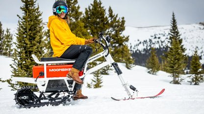 ENVO MoonBike — 100% Electric Snowbike for Ultimate Winter Adventure