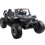MotoTec Baja UTV 4x4 24v Carbon Fiber – 4WD, Remote Control, Bluetooth, Ages 3-6 | MT-Baja-UTV-24v_Carbon