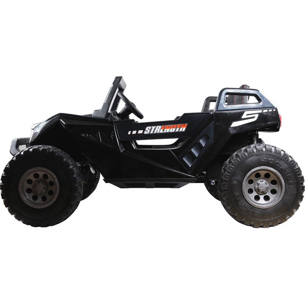 MotoTec Baja UTV 4x4 24v Carbon Fiber – 4WD, Remote Control, Bluetooth, Ages 3-6 | MT-Baja-UTV-24v_Carbon
