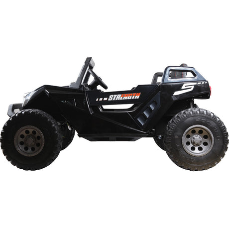 MotoTec Baja UTV 4x4 24v Carbon Fiber – 4WD, Remote Control, Bluetooth, Ages 3-6 | MT-Baja-UTV-24v_Carbon