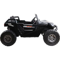 MotoTec Baja UTV 4x4 24v Carbon Fiber – 4WD, Remote Control, Bluetooth, Ages 3-6 | MT-Baja-UTV-24v_Carbon