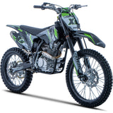 – MotoTec X5 250cc gas dirt bike, Chromoly frame.