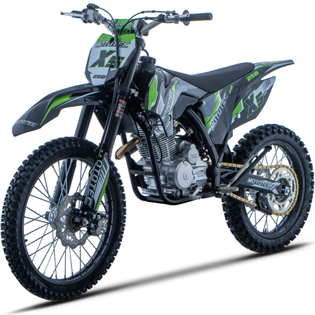 MotoTec X5 250cc 4-Stroke Gas Dirt Bike – Electric Start, Competition Use Only