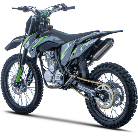 MotoTec X5 250cc 4-Stroke Gas Dirt Bike – Electric Start, Competition Use Only