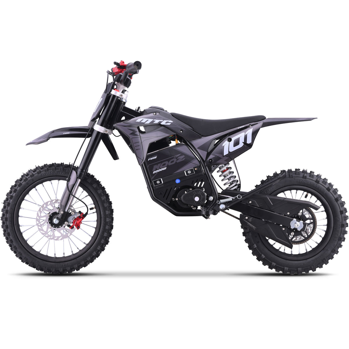 MotoTec 60V 2000W Pro Electric Dirt Bike Lithium HP115E – 40 MPH