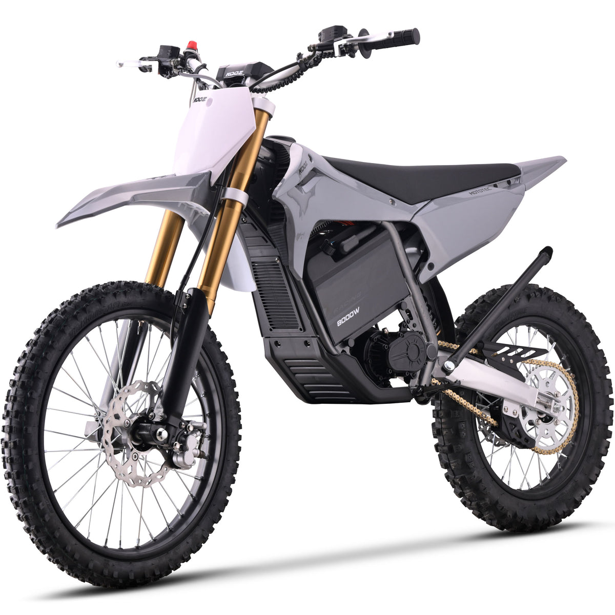 MotoTec 72V 8000W Pro Electric Dirt Bike 19/16 Lithium – 56 MPH, Adults 18+