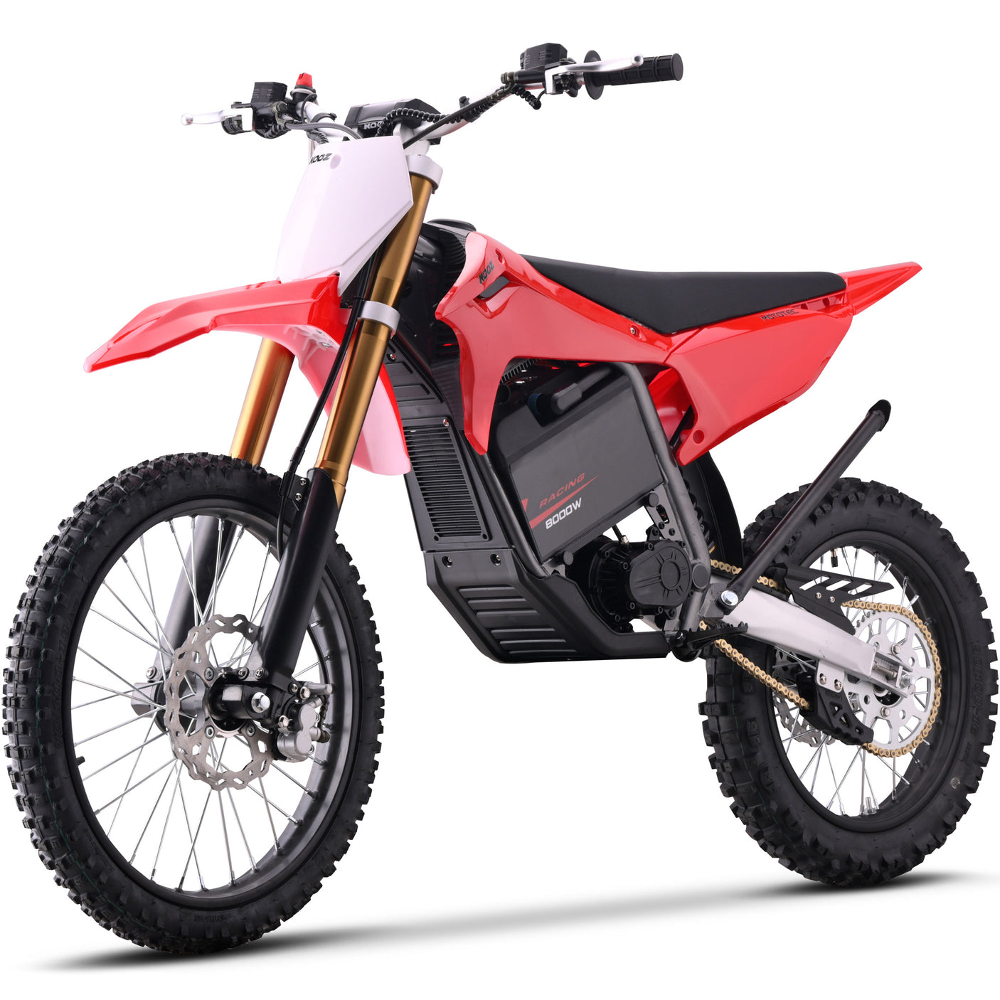 MotoTec 72V 8000W Pro Electric Dirt Bike 19/16 Lithium – 56 MPH, Adults 18+