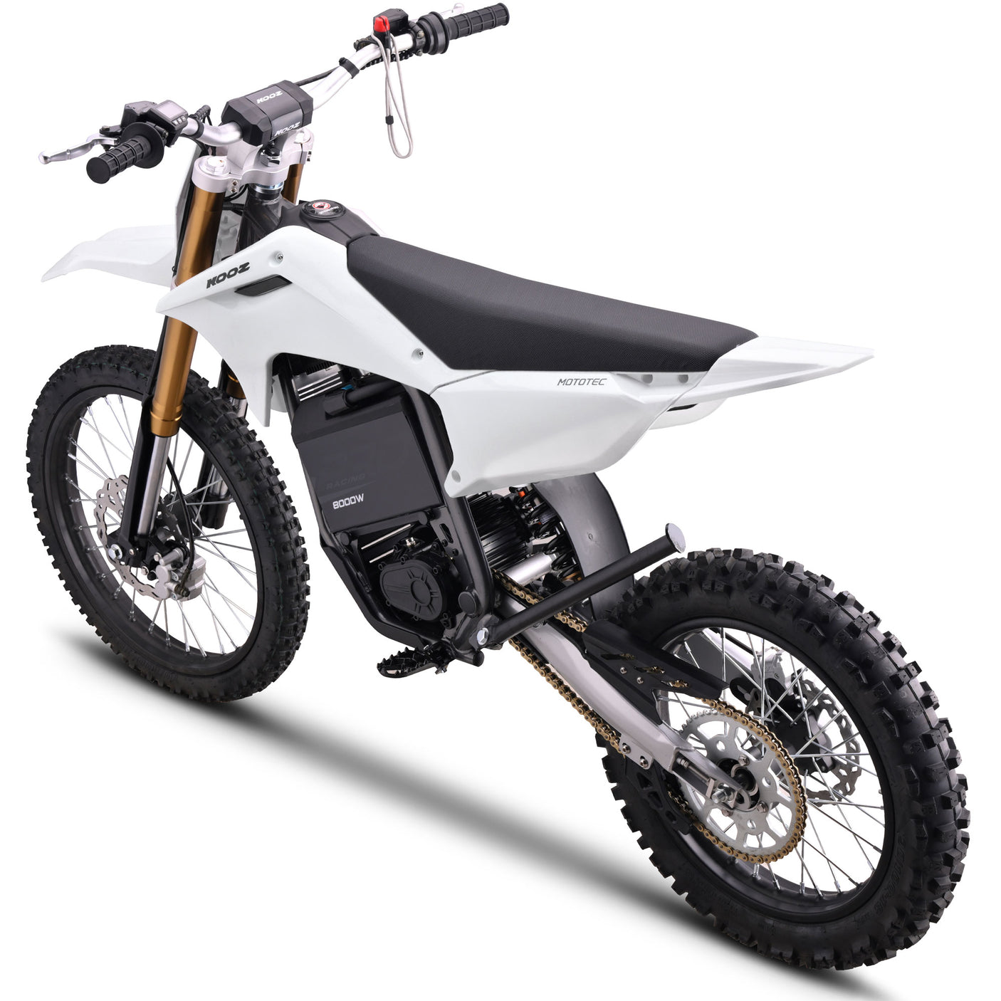 MotoTec 72V 8000W Pro Electric Dirt Bike 19/16 Lithium – 56 MPH, Adults 18+