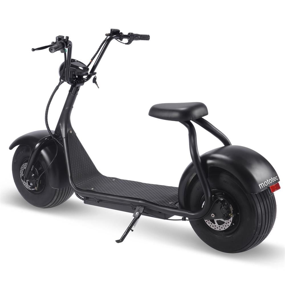 MotoTec Fat Tire 60 V 2000 W Lithium Electric Scooter – Black