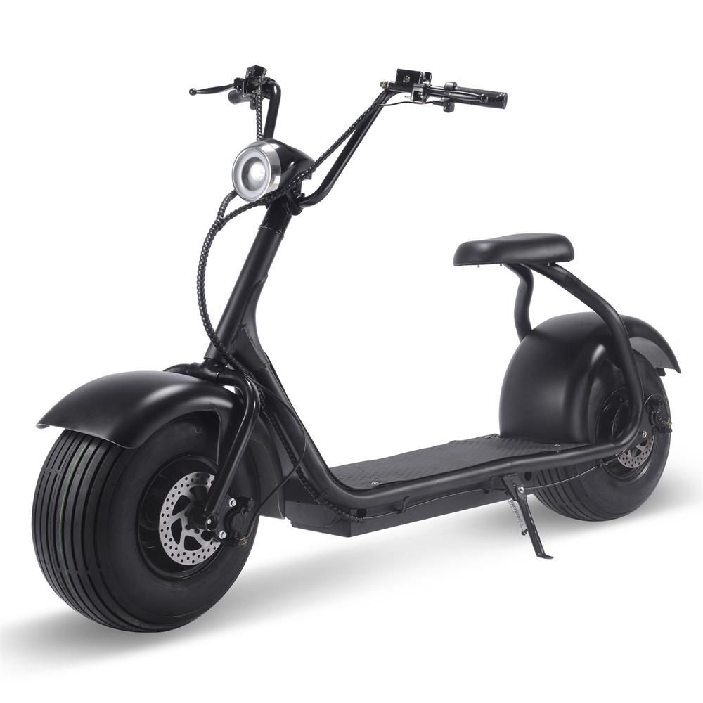 MotoTec Fat Tire 60 V 2000 W Lithium Electric Scooter – Black