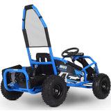 Rear view of MotoTec Mud Monster Go-Kart showcasing pneumatic tires and hydraulic shock