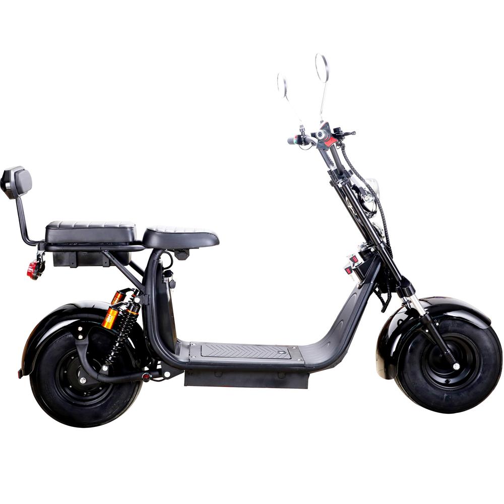 MotoTec Knockout 60 V 2000 W Lithium Electric Scooter – Black