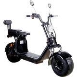 MotoTec Knockout 60 V 2000 W Lithium Electric Scooter – Black