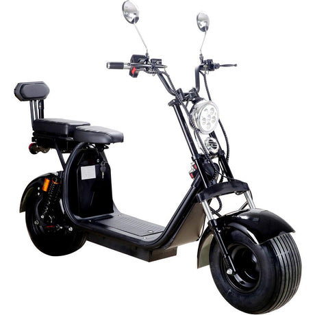 MotoTec Knockout 60 V 2000 W Lithium Electric Scooter – Black
