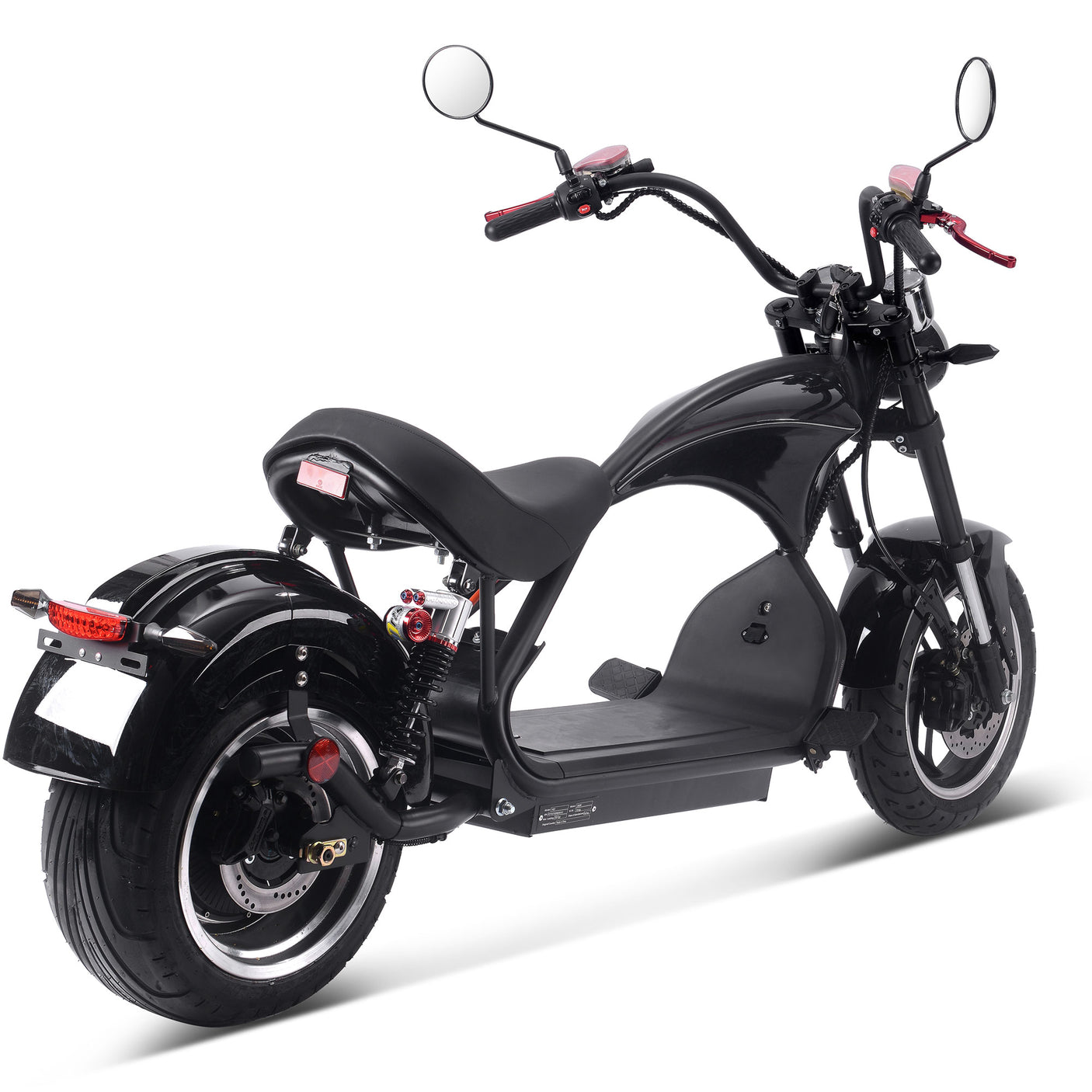 MotoTec Lowboy 60 V 2500 W Lithium Electric Scooter – Black