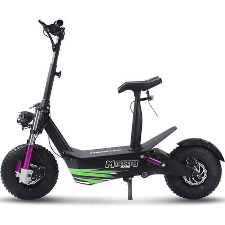 MotoTec Mars scooter with seat for comfortable long rides