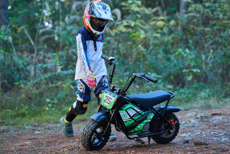 MotoTec 24v 250w Electric Mini Bike Black – Safe, Durable Fun for Kids 6+