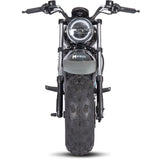 MotoTec 60 V 1500 W Electric-Powered Mini Bike – Black Retro Design with Modern Safety