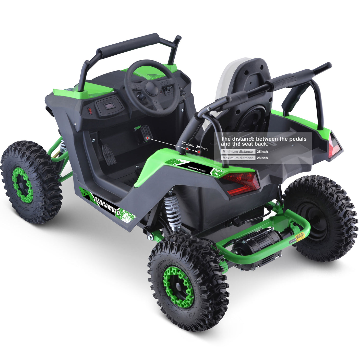 MotoTec Raider Kids UTV 48v 1200w Full Suspension – Off-Road Fun for Kids 13+