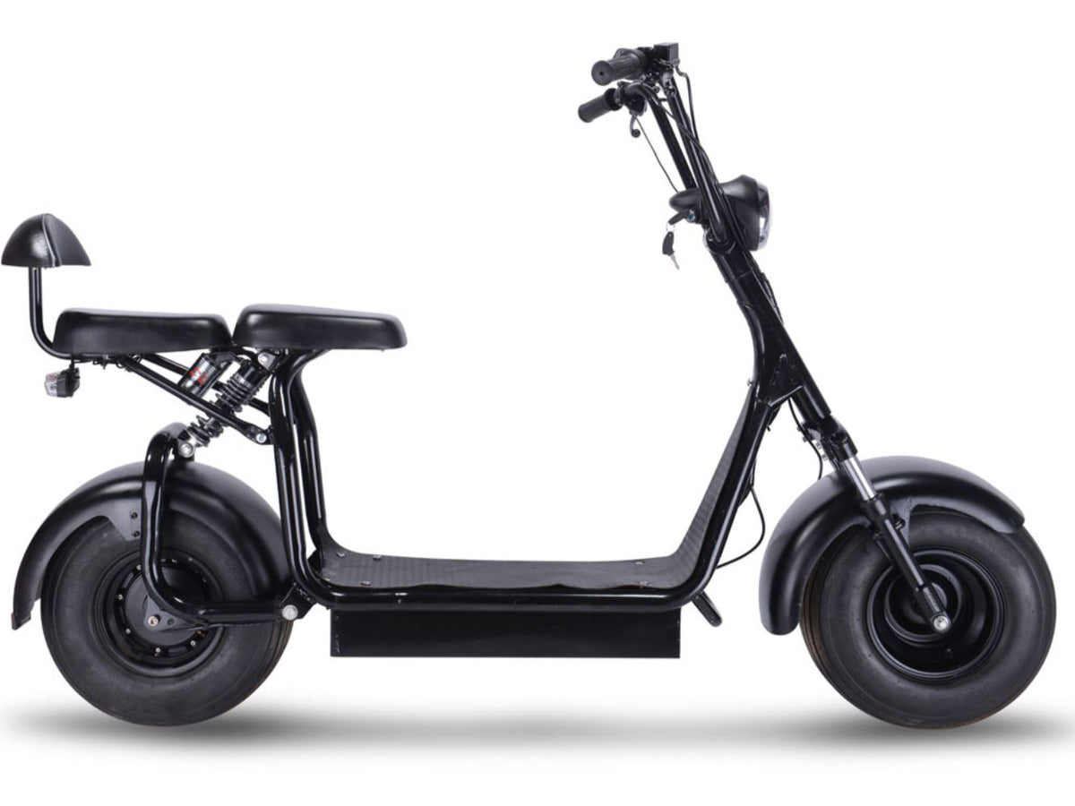 MotoTec Knockout 60 V 1000 W Electric Scooter – Black
