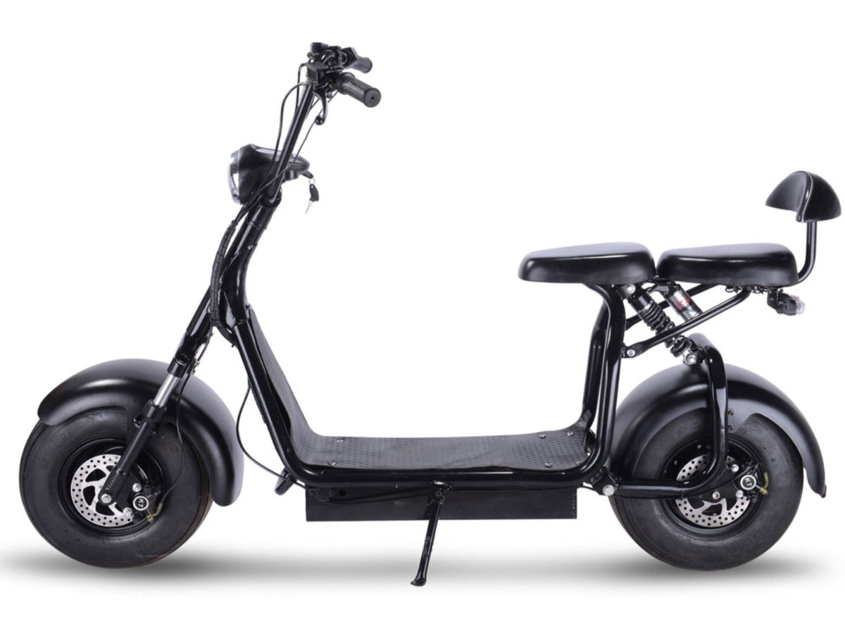 MotoTec Knockout 60 V 1000 W Electric Scooter – Black