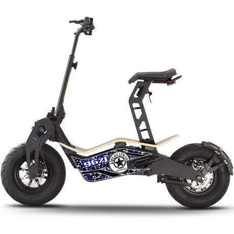 MotoTec Mad 1600w 48v Electric Scooter – Foldable All-Terrain Beast