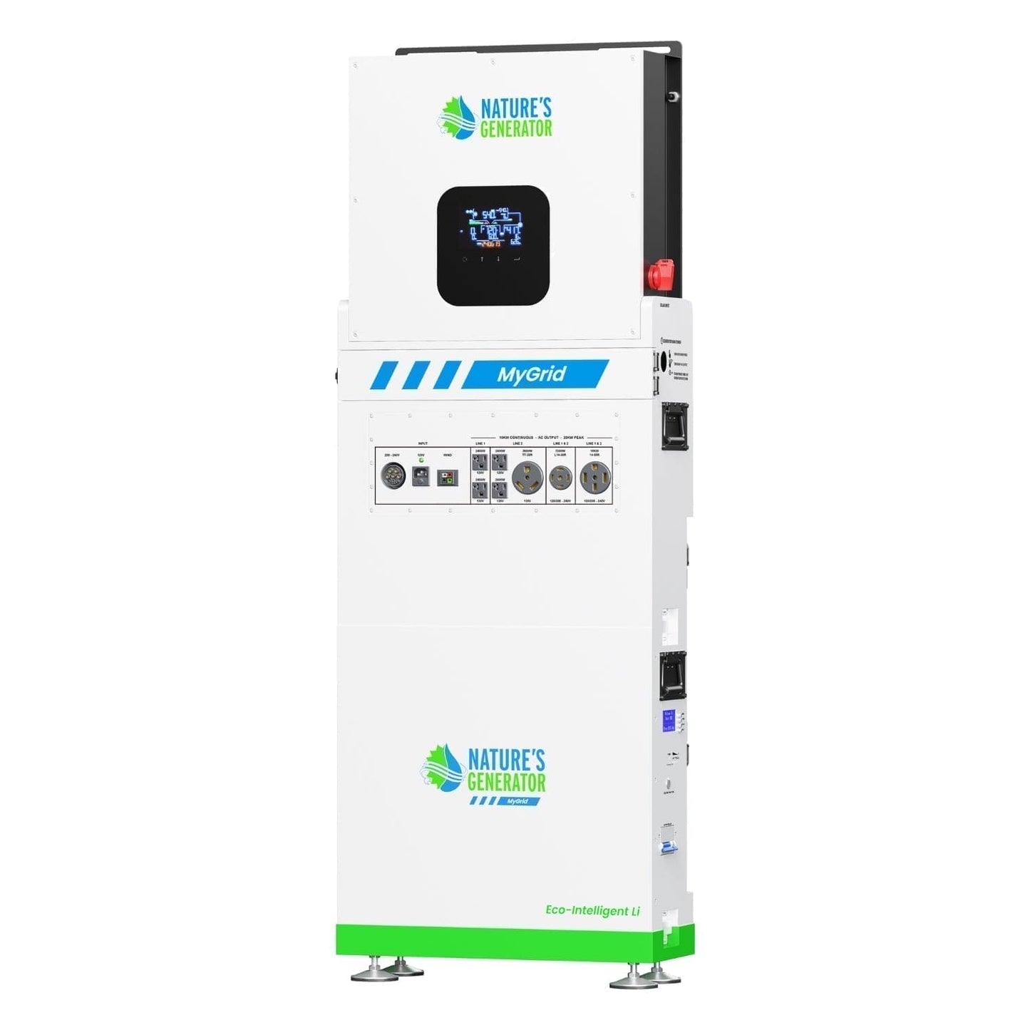 Nature’s Generator MyGrid 10K Solar & Wind Generator for Home