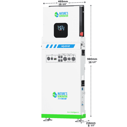 Nature’s Generator MyGrid 10K Solar & Wind Generator for Home