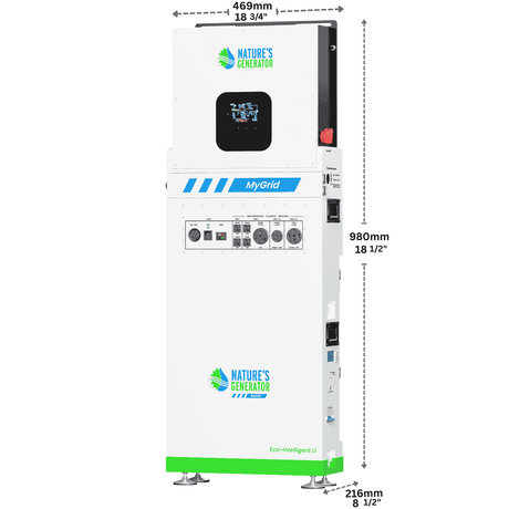 Nature’s Generator MyGrid 10K Solar & Wind Generator for Home