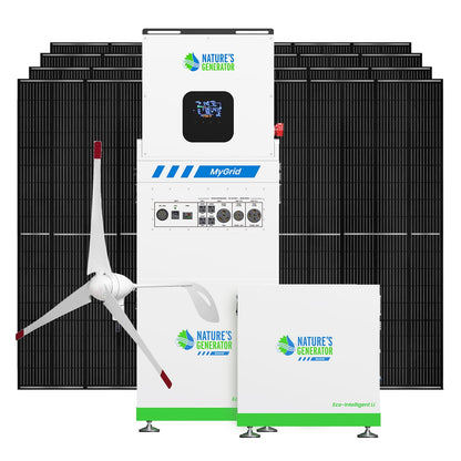 MyGrid 10K solar and wind generator system