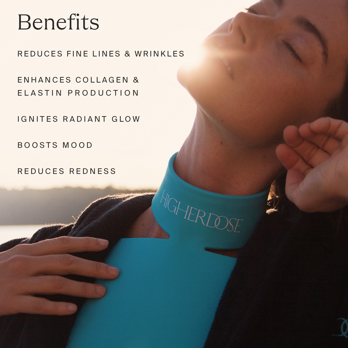 HigherDose Red Light Neck Enhancer