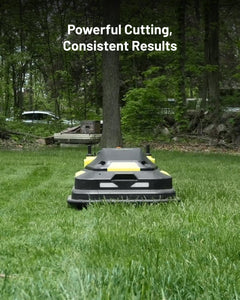 Yarbo Lawn Mower smart route planning – precise parallel mowing strips with minimal overlap