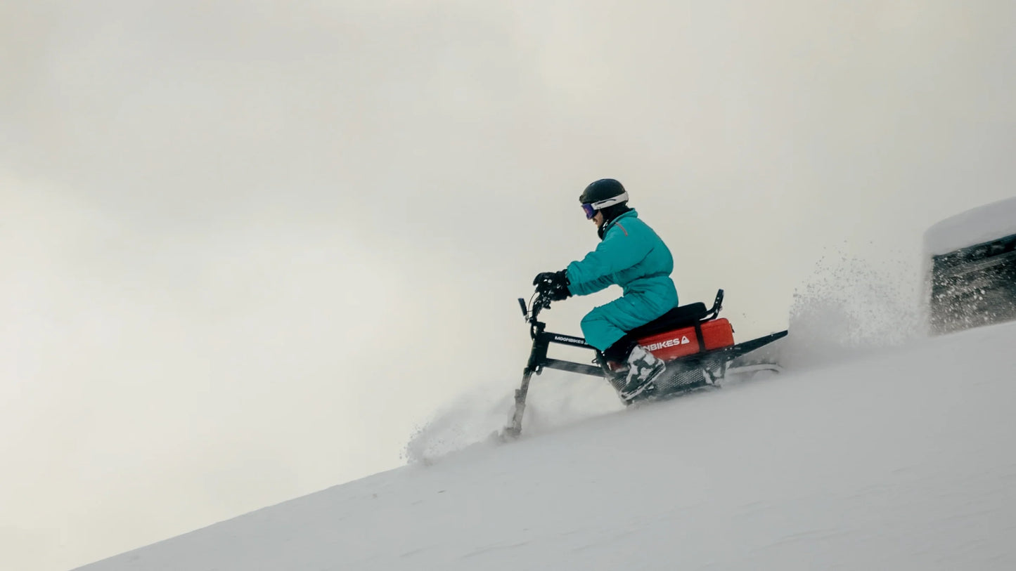 ENVO MoonBike — 100% Electric Snowbike for Ultimate Winter Adventure