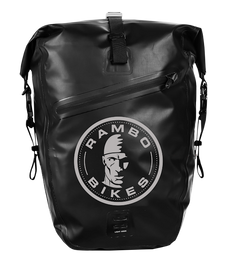 Rambo Waterproof Bike Bag Waterproof 27L (1,647.64-cu. in.) Carry Capacity
