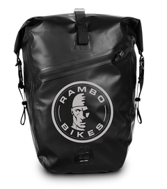 Rambo Waterproof Bike Bag Waterproof 27L (1,647.64-cu. in.) Carry Capacity