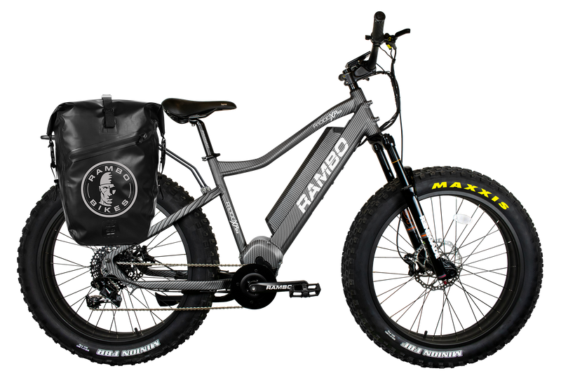 Rambo Waterproof Bike Bag Waterproof 27L (1,647.64-cu. in.) Carry Capacity