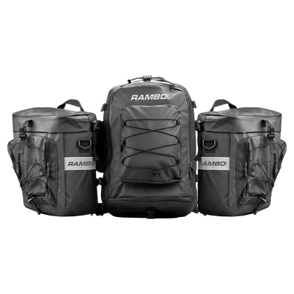 Rambo Bikes R161 Triple Accessory Saddle Bags