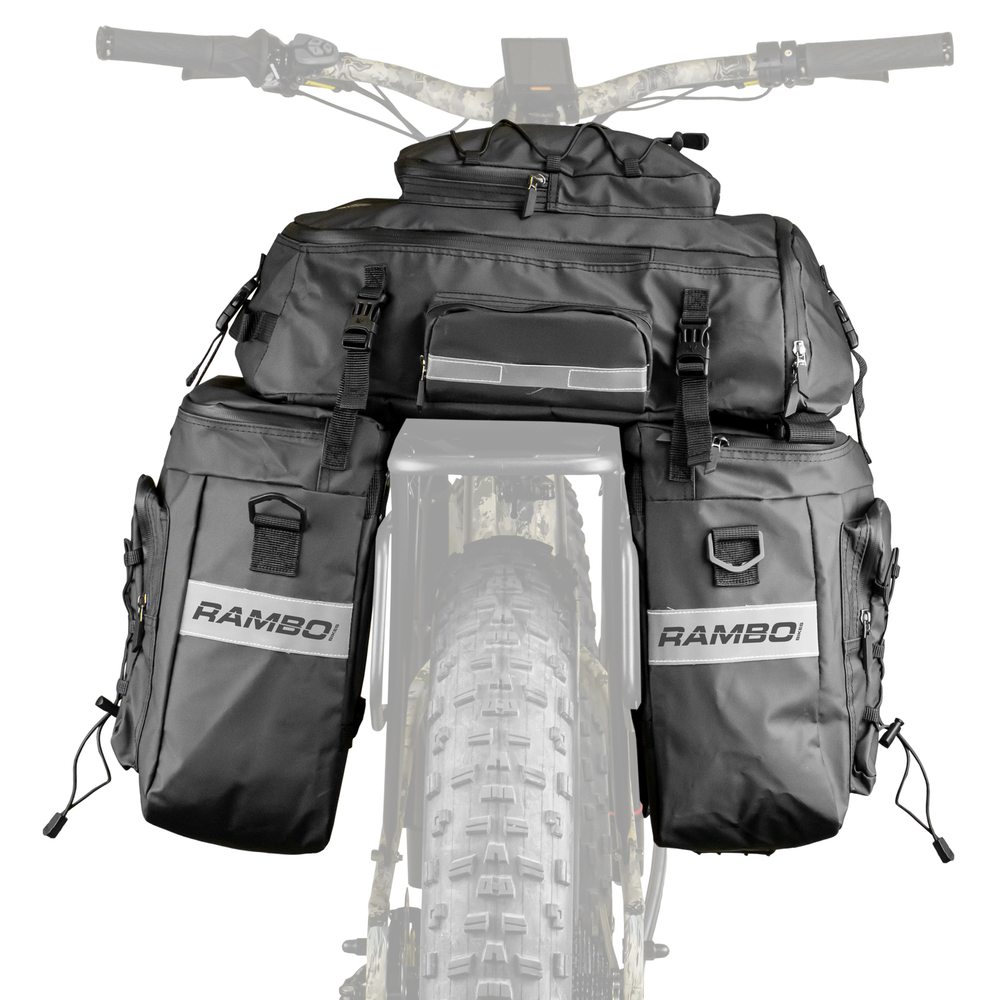 Rambo Bikes R161 Triple Accessory Saddle Bags