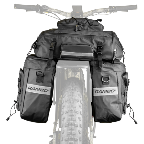 Rambo Bikes R161 Triple Accessory Saddle Bags