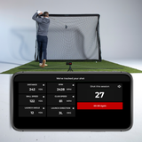 Red Stakes Golf app showing shot shape from RSG One bundle

