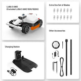 Mammotion LUBA 3 AWD Wire-Free Robot Lawn Mower – Tri-Fusion GPS, 80% Slope Climbing