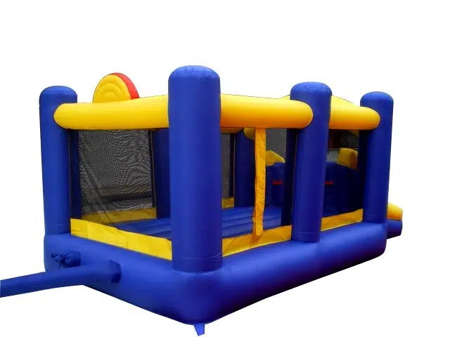 Island Hopper Racing Slide and Slam Kids Bounce House