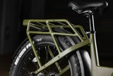 "Integrated rear rack on Rambo Rebel 2.0 SS for hunting gear"  

