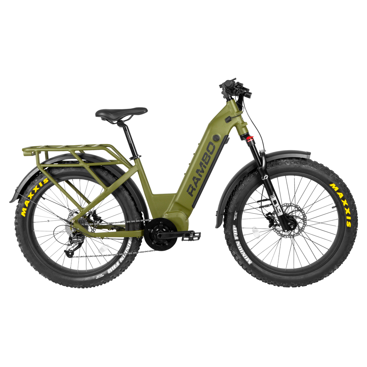 Rambo - Rebel 2.0 1000W Mid Drive Electric Hunting Bike - REB2.0