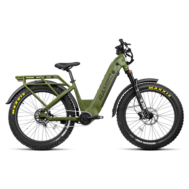 "Rambo Rebel 2.0 SS climbing steep hill with 40T sprocket"  

