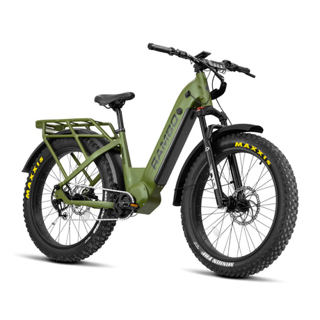 Rambo Rebel 2.0 Single Speed - Whisper-Quiet Mid-Drive E-Bike for Hunting & Trails