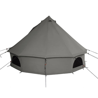 Gray tent with a white background
