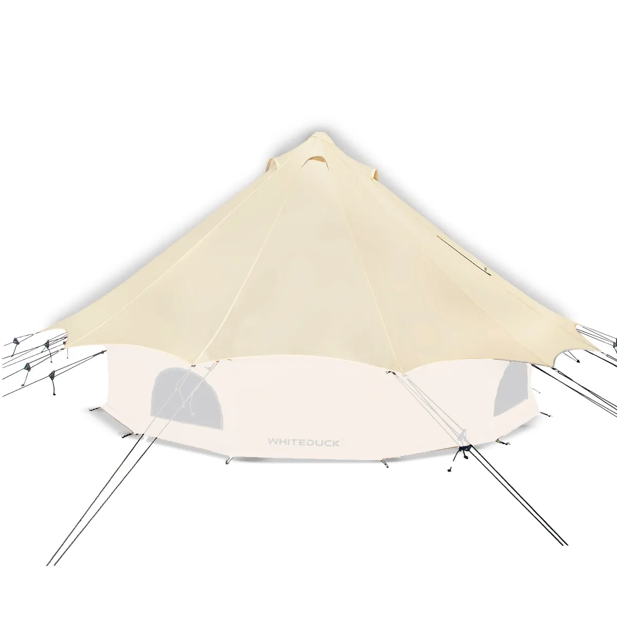 Bell Tent Rain Fly Sheet – Waterproof Cover Regatta / Sandstone beige / 16'