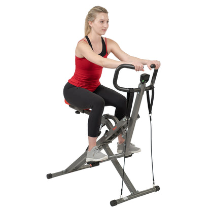 Sunny Health & Fitness Row-N-Ride® PRO Squat Assist Trainer