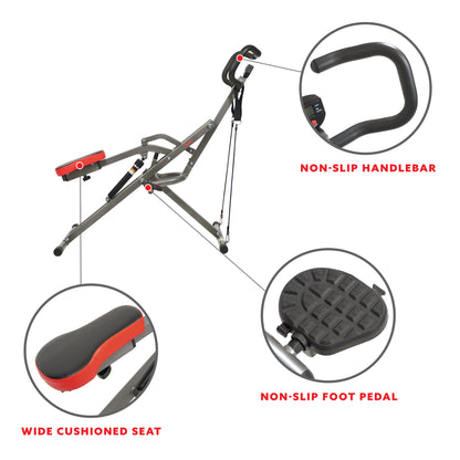 Sunny Health & Fitness Row-N-Ride® PRO Squat Assist Trainer